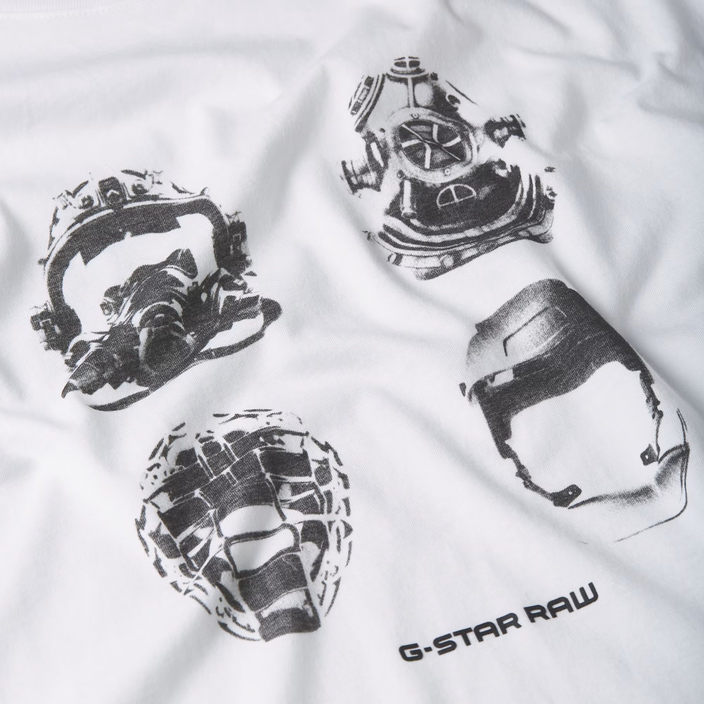 G-Star T-Shirt Masks White
